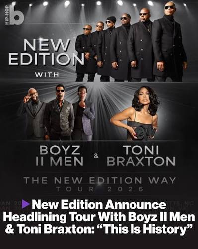 Boyz II Men live tour poster 2026 & 2027